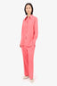 Stine Goya Pink Button-Down and Pant Set Size Small