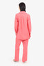 Stine Goya Pink Button-Down and Pant Set Size Small