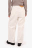 Lanvin White Jeans with Belt Detail Size 38