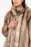 McCoys Fox Fur Full Length Coat