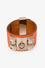 Hermès 2011 Orange Swift Leather Collier De Chien Bracelet