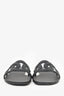 Hermes Black Rubber Aloha Sandals Size 39