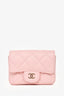 Pre-Loved Chanel™ Pink Caviar Leather Chain Belt Bag