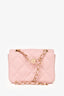 Pre-Loved Chanel™ Pink Caviar Leather Chain Belt Bag