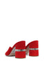 Miu Miu Red Suede Crystal Embellished Heels Size 38.5