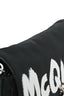 Alexander McQueen Black Nylon Logo Skull Shoulder Bag