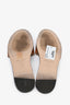 Jimmy Choo Brown Leather JC Flat Slides Size 37.5