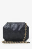 Pre-Loved Chanel™ Black Quilted Leather Octagon CC Flap Bag