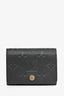 Louis Vuitton Black Empreinte Leather Small Wallet