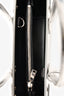 Saint Laurent Silver Metallic Lizard Embossed Leather Baby Sac De Jour Top Handle with Strap
