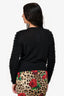 Red Valentino Black Wool Ruffle Tulle Cardigan Size M (As Is)