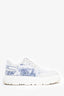 Christian Dior White/Blue 'Dior Addict' Sneakers Size 38.5