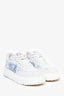 Christian Dior White/Blue 'Dior Addict' Sneakers Size 38.5