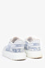 Christian Dior White/Blue 'Dior Addict' Sneakers Size 38.5