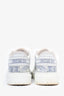 Christian Dior White/Blue 'Dior Addict' Sneakers Size 38.5