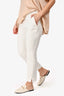 Max Mara White Fitted Trousers Size 4