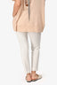 Max Mara White Fitted Trousers Size 4