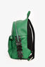 Fendi 2015 Green/Black Leather Selleria Croc Tail Backpack