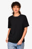 Victoria by Victoria Beckham Black Logo T-Shirt Size S