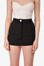 Hours Black Cut-Out Mini Skort Size XS
