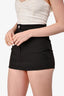 Hours Black Cut-Out Mini Skort Size XS