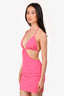 Camila Coelho Pink Cut-Out Mini Dress Size XXS