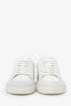 Axel Arigato White/Green Leather Sneakers Size 6.5