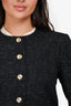 Lafayette 148 Black Tweed Boucle Jacket Size 6
