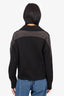 Moncler Black Half Zip Sweatshirt Size Medium