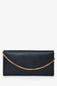 Fendi Black Leather Monster Wallet On Chain