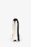 Christian Dior White Leather Patch Detail Wallet On Chain