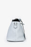 Fendi Light Blue Leather Faux Pearl Embellished By The Way Bag (As Is)
