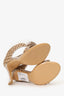 Salvatore Ferragamo Gold Sequined Pelleas Heels Size 5