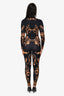 Marine Serre Black/Gold Catsuit Size S