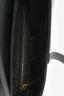 Christian Dior 2022 Black Grained Leather Saddle Bag