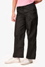 Prada 2020 Black Re-Nylon Straight Legged Pants Size 38