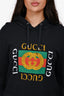 Gucci Black Logo Hoodie Size M