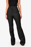 Akris Black Wide Leg Jeans Size 10
