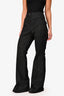 Akris Black Wide Leg Jeans Size 10