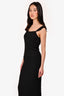 Ferre Black Wool Maxi Dress Size S