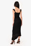 Ferre Black Wool Maxi Dress Size S