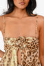Lovers + Friends Leopard Rosette Top Size XS