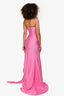Shani Shemer Pink Ruffle Maxi Dress Size XS