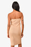 L'acadamie Beige Knit Midi Dress Size XS