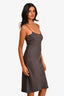 Rouje Brown Tank Slip Midi Dress Size XS
