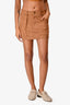 Lioness Brown Suede Mini Skirt Size XS