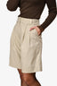 Lovers + Friends Grey Linen Blend Long Shorts Size XS