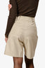 Lovers + Friends Grey Linen Blend Long Shorts Size XS