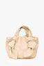 Staud Cream Leather 'Ronnie' Top Handle