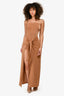 Lamon Copper Strapless Dress Size XS